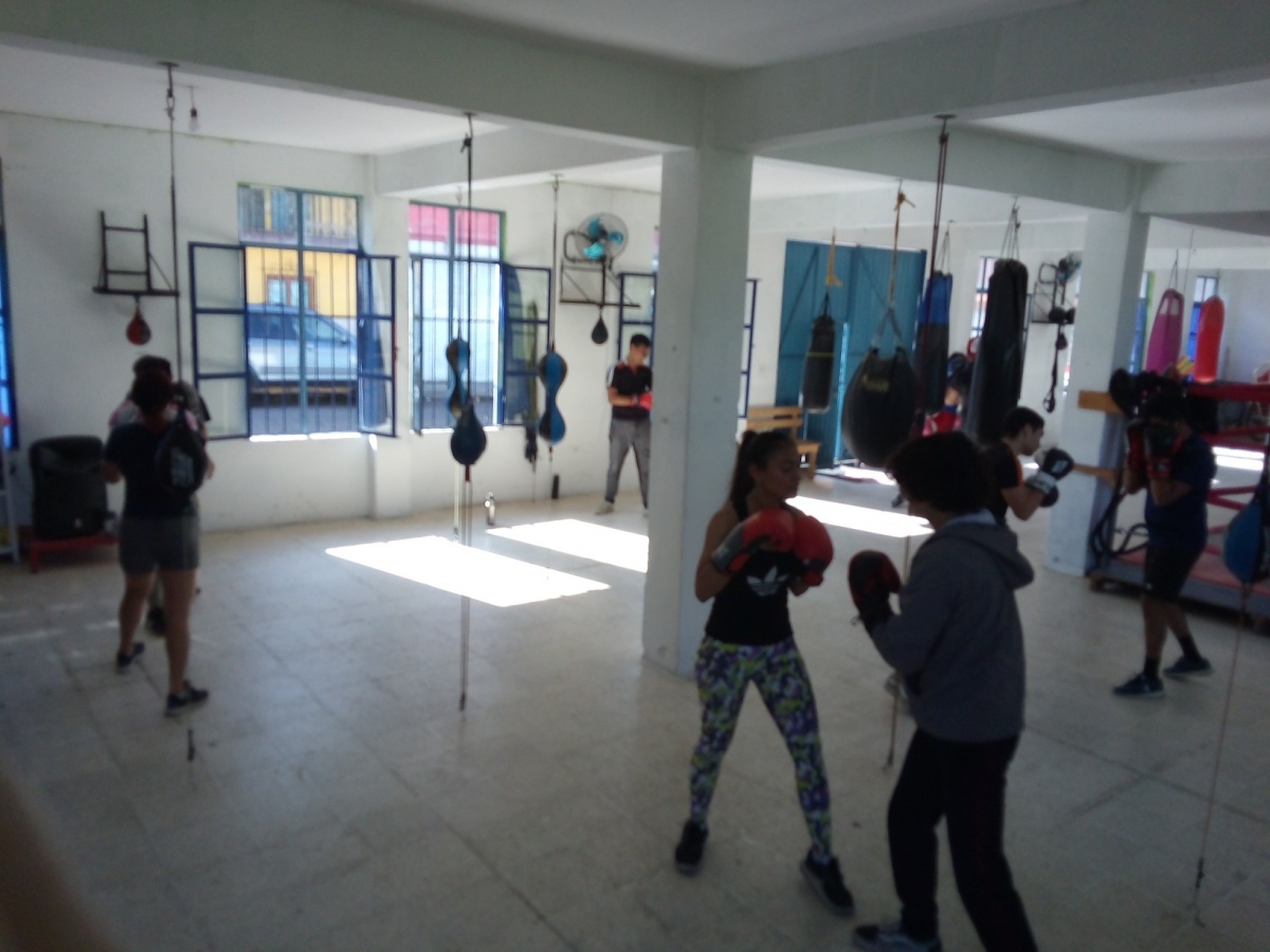 Escuela de boxeo Coatepec